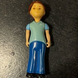 Little Tikes Dollhouse Figure Husband Dad Brown Hair Son Vintage